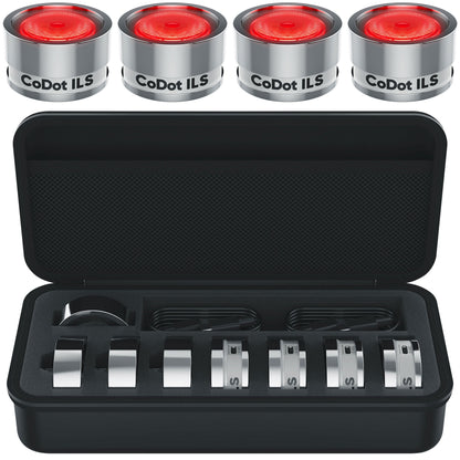 Chauvet DJ CoDot ILS 4-pack of Coin-Sized LED Illuminators Lights w/ Carry Case