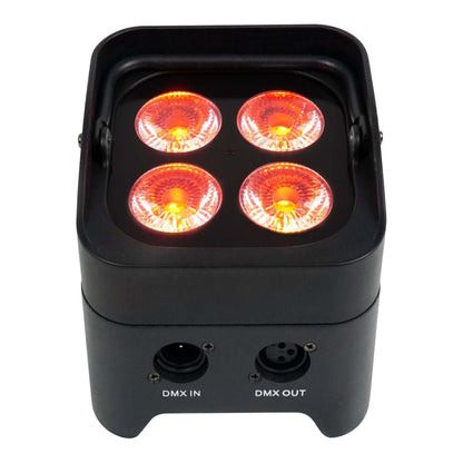 (10) BEST PAR 50 Battery Wash Lights + Wireless DMX Controller + RGBWA+UV