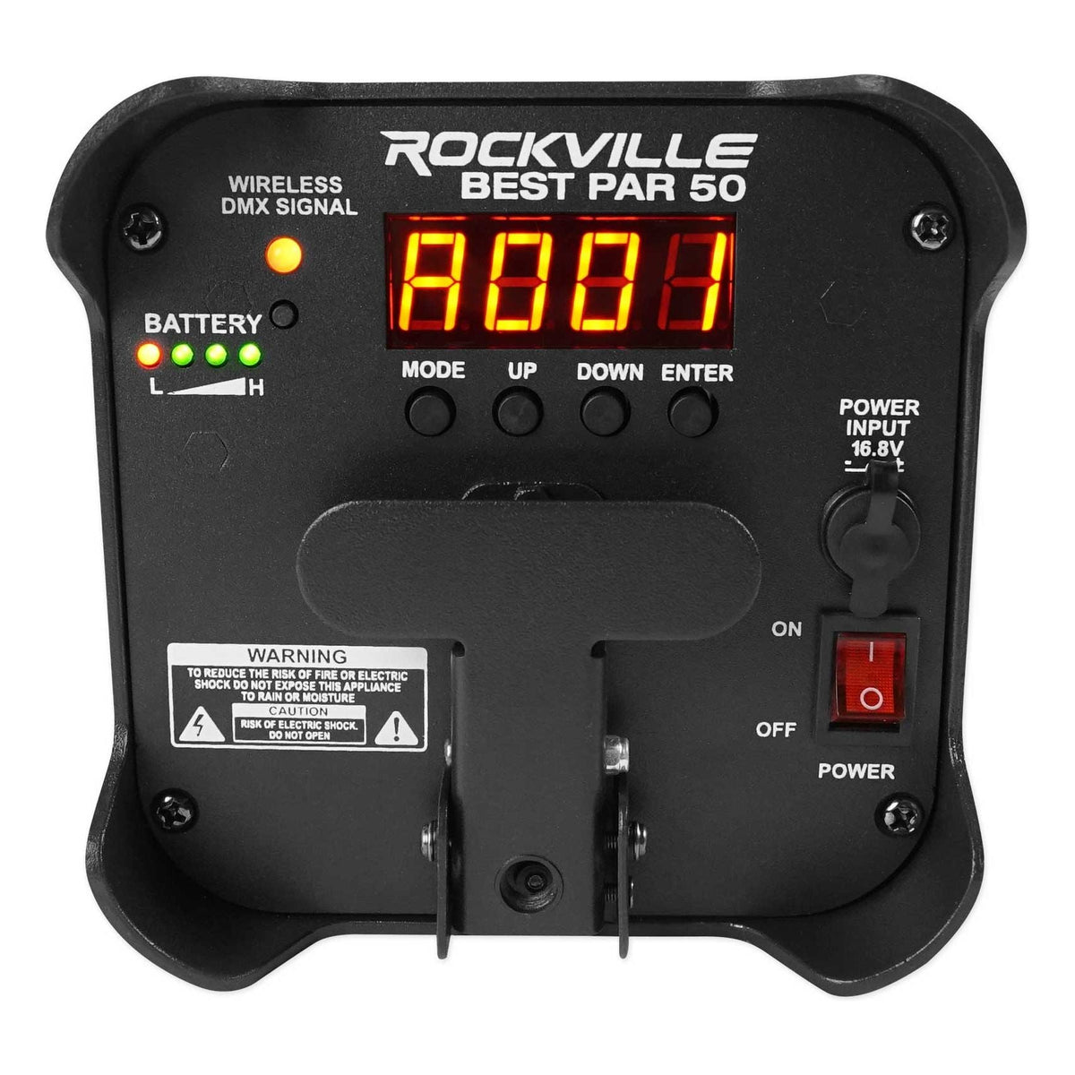 (10) BEST PAR 50 Battery Wash Lights + Wireless DMX Controller + RGBWA+UV