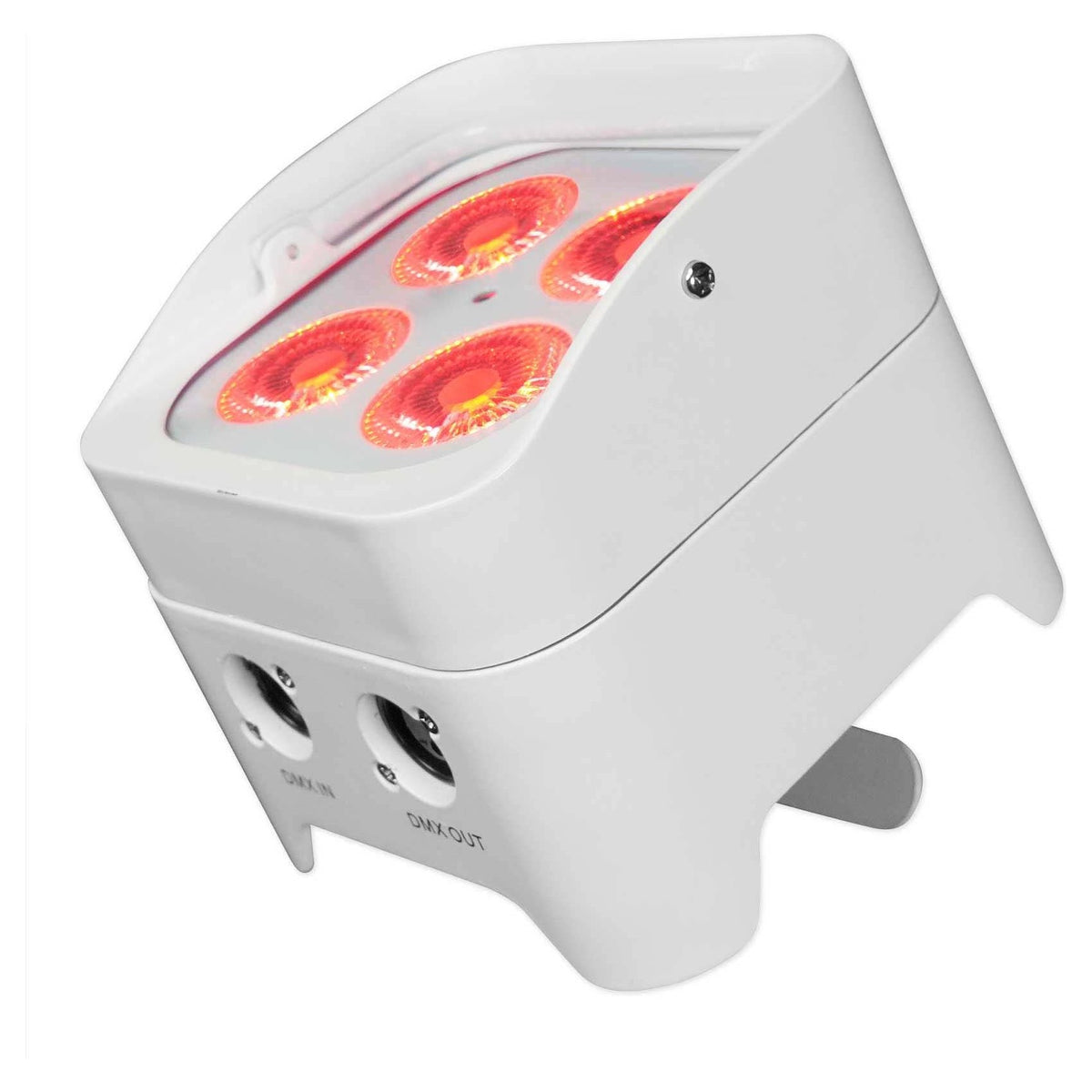 (12) BEST PAR 50 White Battery Wash Lights+ROCKFORCE W2 Controller