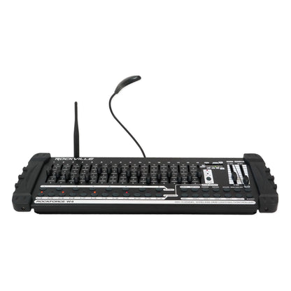 (12) BEST PAR 60 Battery Wash Lights+ROCKFORCE W4 DMX Controller