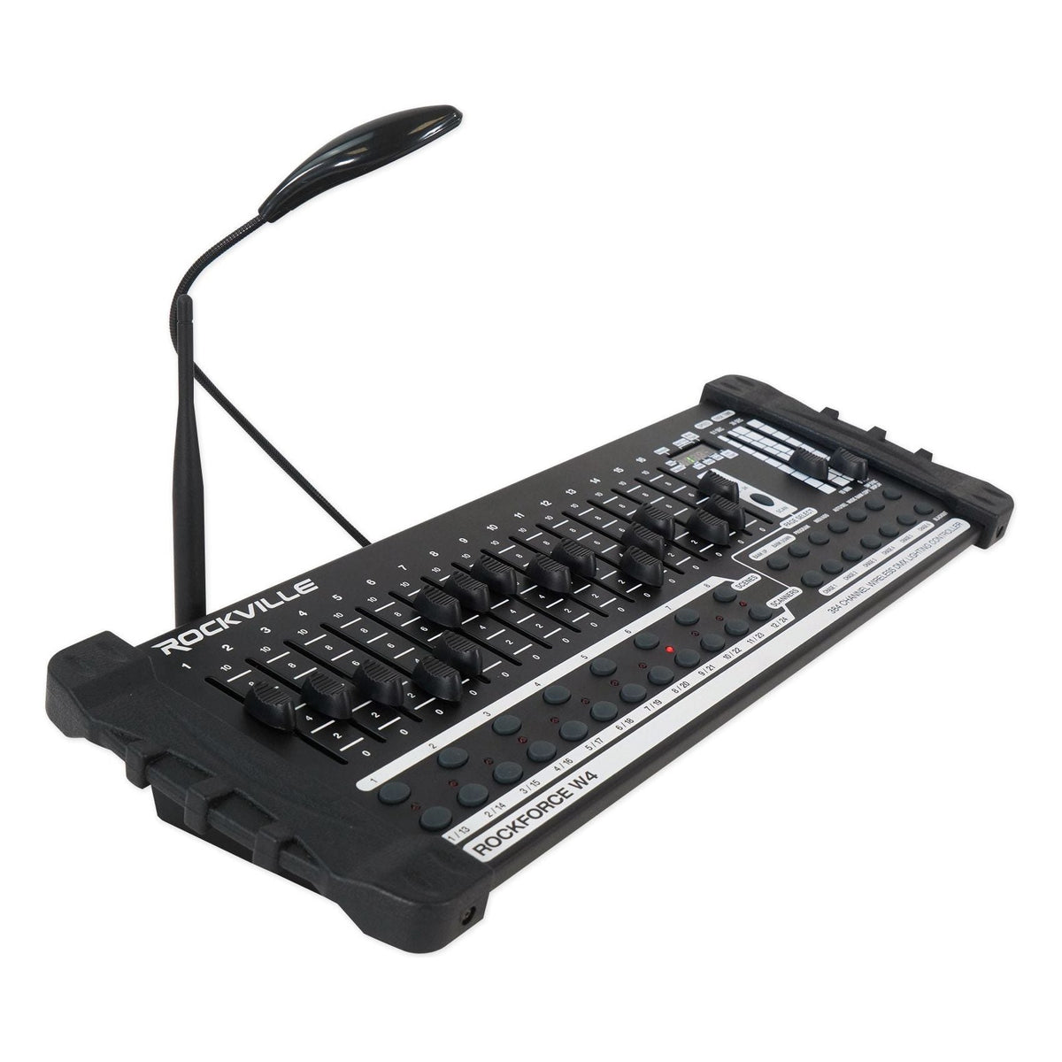 (12) BEST PAR 60 Battery Wash Lights+ROCKFORCE W4 DMX Controller