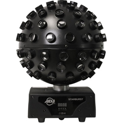 (2) Starburst LED Sphere Beam Effect Lights + ROCKFORCE 384 DMX Controller + Cables