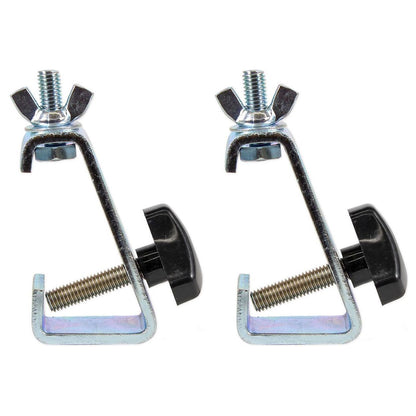 (2) American DJ Dura Clamp Heavy Duty Clamps for Light Bridge System 1/2" Truss