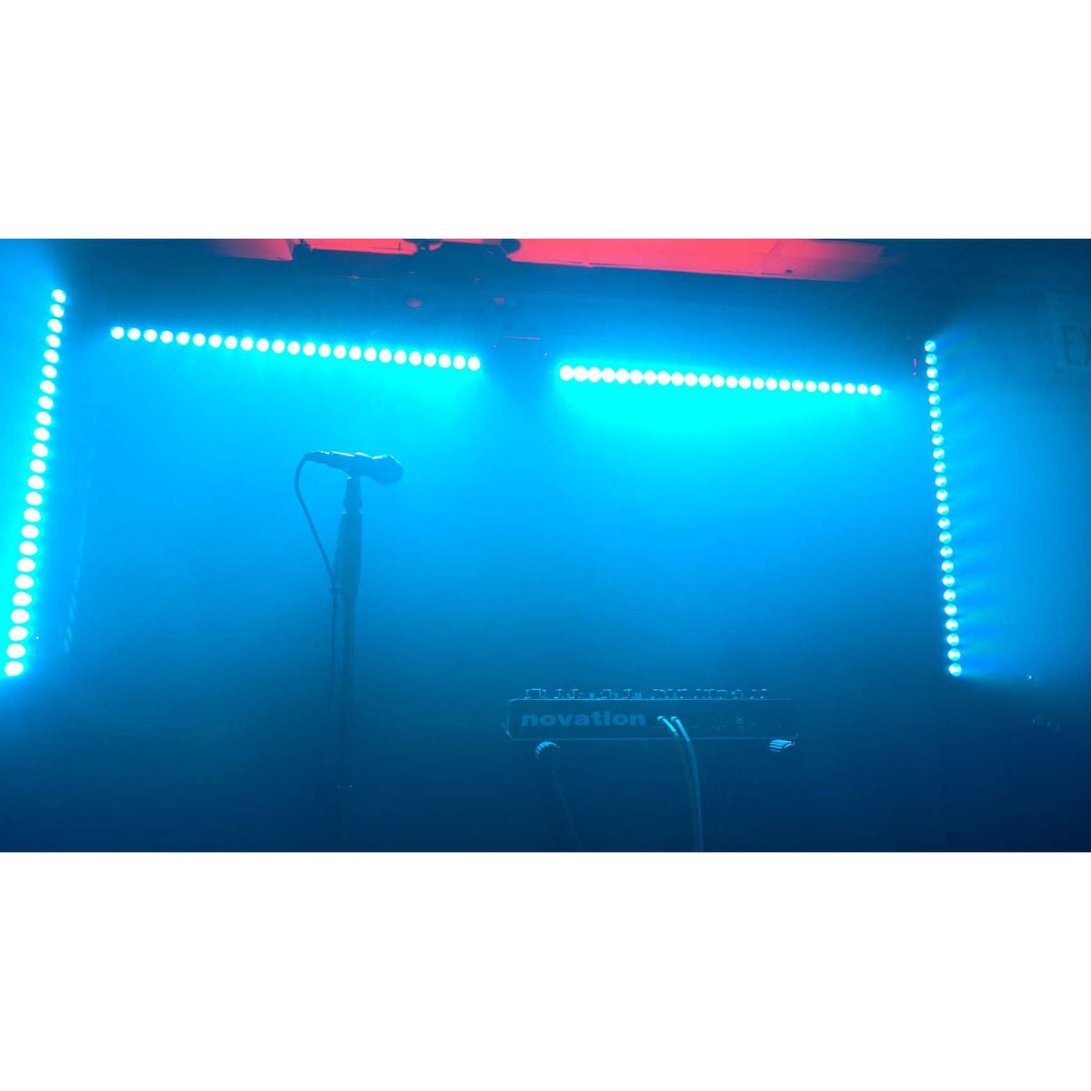 (2) Fog Fury Jett DMX Vertical Fog Machines+Rechargeable Light Bar