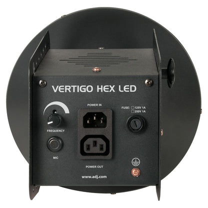 (2) VERTIGO HEX LED 12 Watt 6-Color Dance Floor Effect Lights