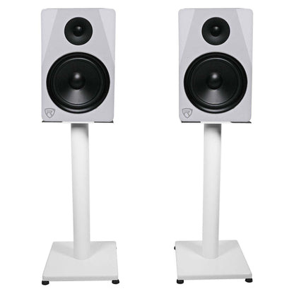 (2) 305P MkII Monitors + 21" White Stands
