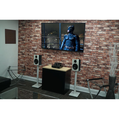 (2) 305P MkII Monitors + 29" White Stands