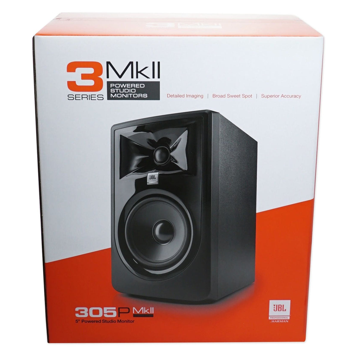 (2) 305P MkII Monitors + 29" White Stands