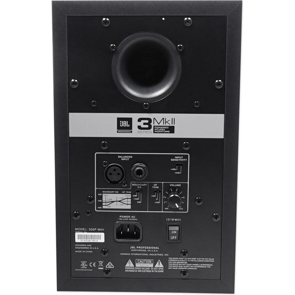 (2) 305PMKII 5" Powered Studio Monitors 2-Pack