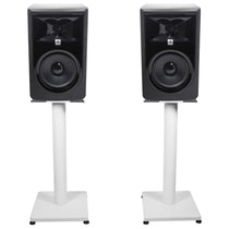 306P MkII 6" Studio Monitor Pair with 21" White Steel Stands