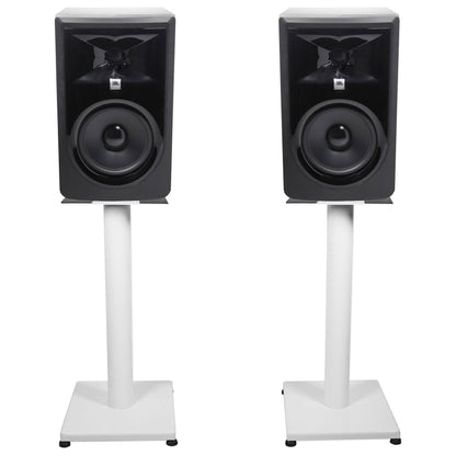 306P MkII 6" Studio Monitor Pair with 21" White Steel Stands