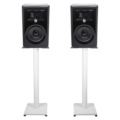 306P MkII 6" Studio Monitor Pair with 29" White Steel Stands