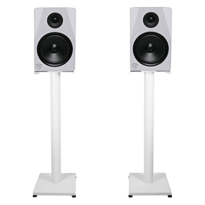 306P MkII 6" Studio Monitor Pair with 29" White Steel Stands
