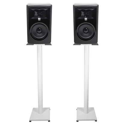 306P MkII 6" Studio Monitor Pair with 37" White Steel Stands