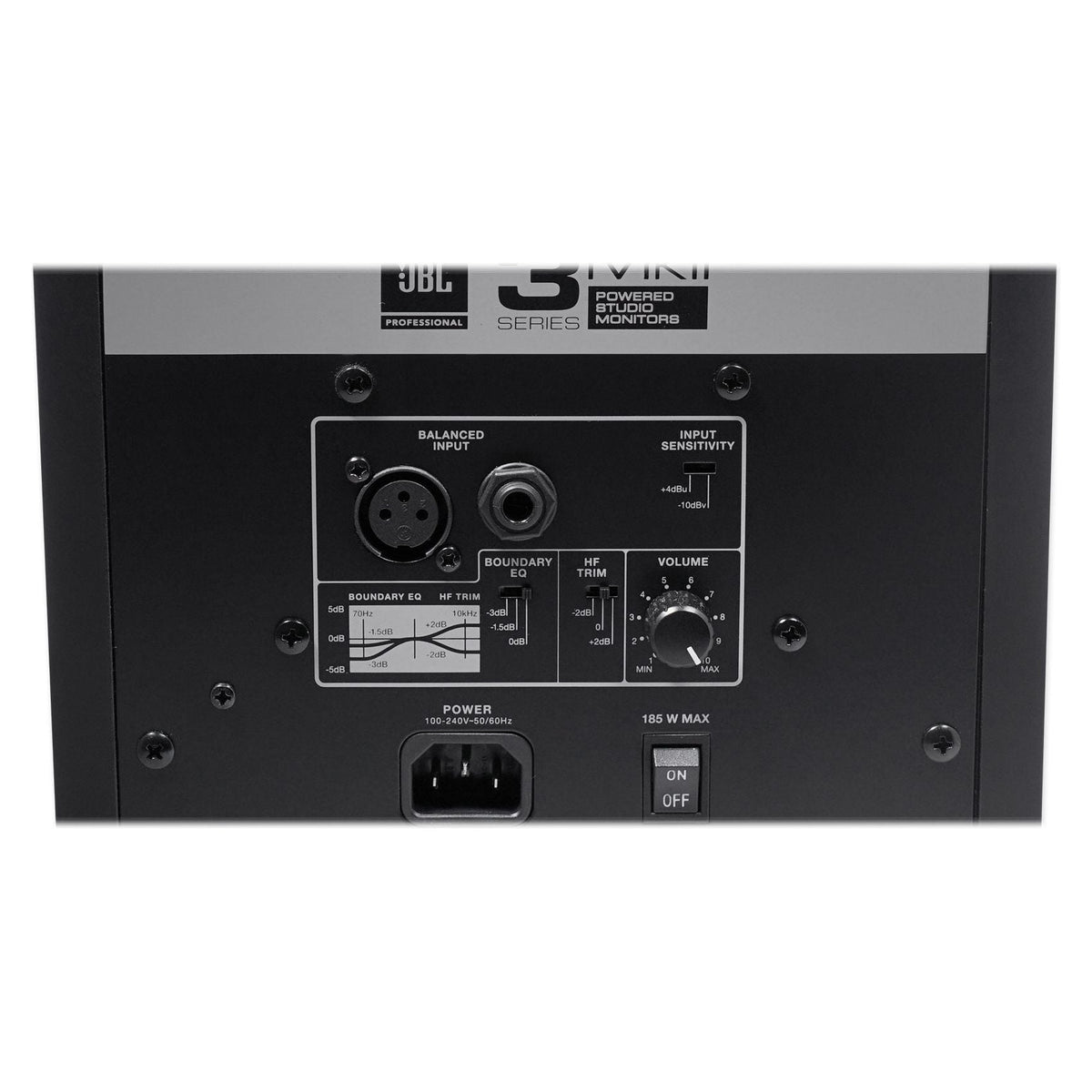 306P MkII 6" Studio Monitor Pair with 37" White Steel Stands