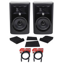 306P MkII 6" Studio Monitor Pair with Isolation Pads & XLR Cables