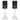 (2) JBL 308P MkII 8" Powered Studio Monitor Monitoring Speakers+White 21" Stands