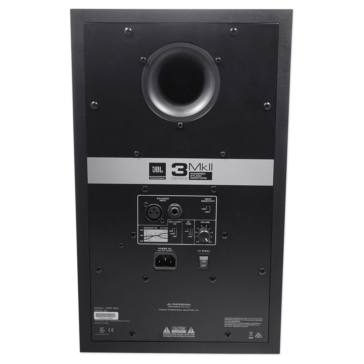 308P MkII 8" Studio Monitor Pair with 29" White Steel Stands