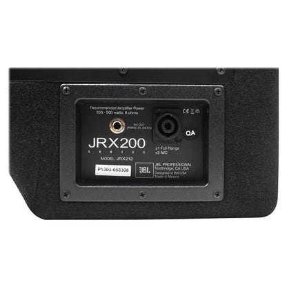 (2) JBL JRX212 2000 Watt 12" DJ Speakers + Adjustable Totem Style Speaker Stands