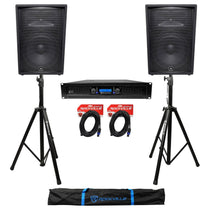 JRX215 PA System with RPA12 Amp and Stands