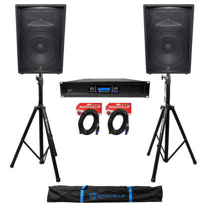 JRX215 PA System with RPA12 Amp and Stands