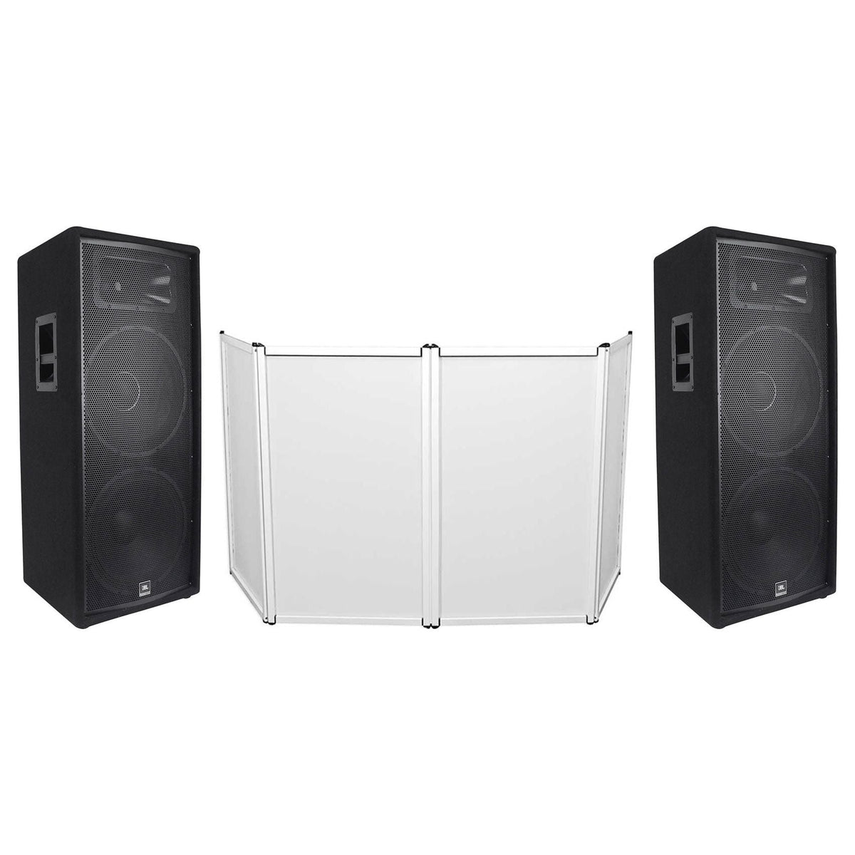 (2) JRX225 + RFAAW White DJ Facade