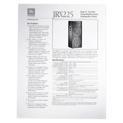 (2) JRX225 + RFAAW White DJ Facade