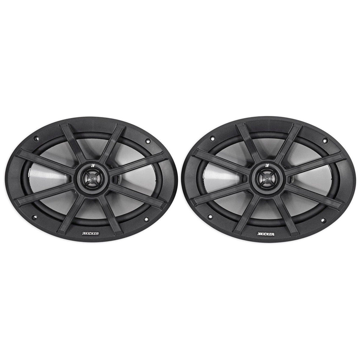 (2) Kicker 40PS692 6x9" 180w Polaris/ATV/UTV/RZR Marine Motorcycle Speakers PS69