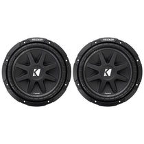 Comp 10" 600 Watt SVC 4-Ohm Car Audio Subwoofers, Pair