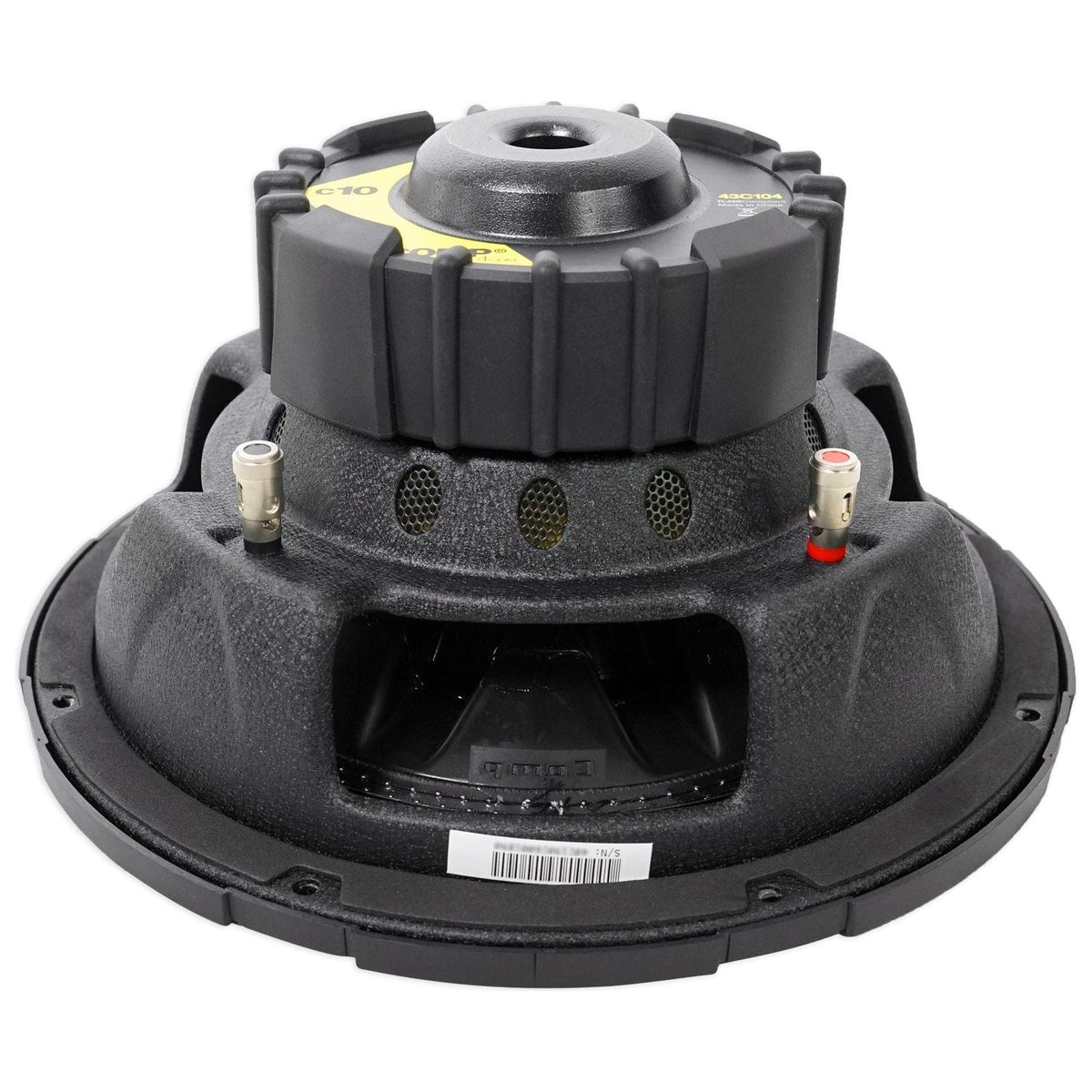 Comp 10" 600 Watt SVC 4-Ohm Car Audio Subwoofers, Pair
