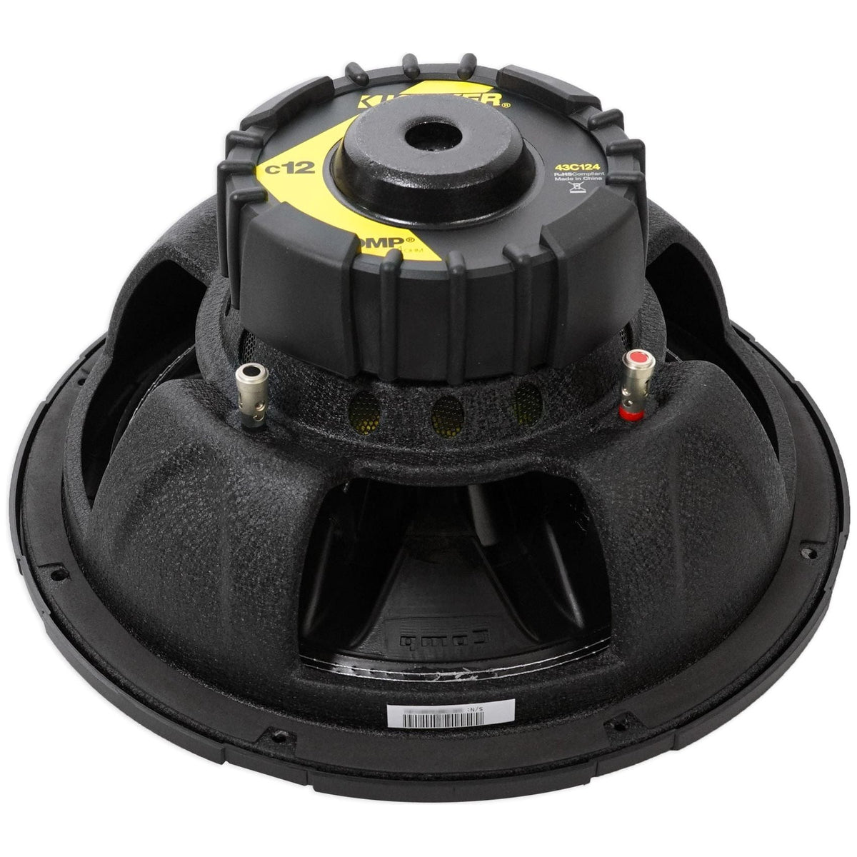 Comp 12" 600 Watt SVC 4-Ohm Car Audio Subwoofers, Pair
