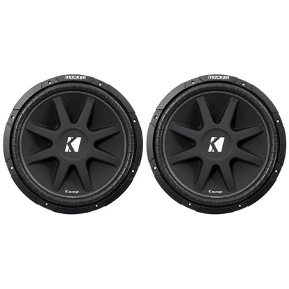 Comp 15" 1000 Watt SVC 4-Ohm Car Audio Subwoofers, Pair