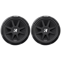 Comp 15" 1000 Watt SVC 4-Ohm Car Audio Subwoofers, Pair