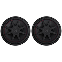 CompVR 15" 2000 Watt Dual 2-Ohm Car Audio Subwoofers, Pair