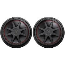 CompVR 15" 2000 Watt Dual 4-Ohm Car Audio Subwoofers, Pair