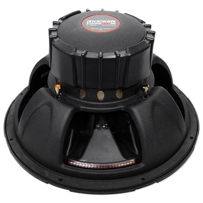 CompVR 15" 2000 Watt Dual 4-Ohm Car Audio Subwoofers, Pair