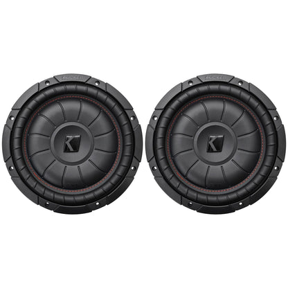 (2) 43CVT102 10" Shallow-Mount Car Subwoofers