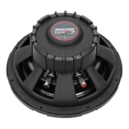 (2) 43CVT102 10" Shallow-Mount Car Subwoofers