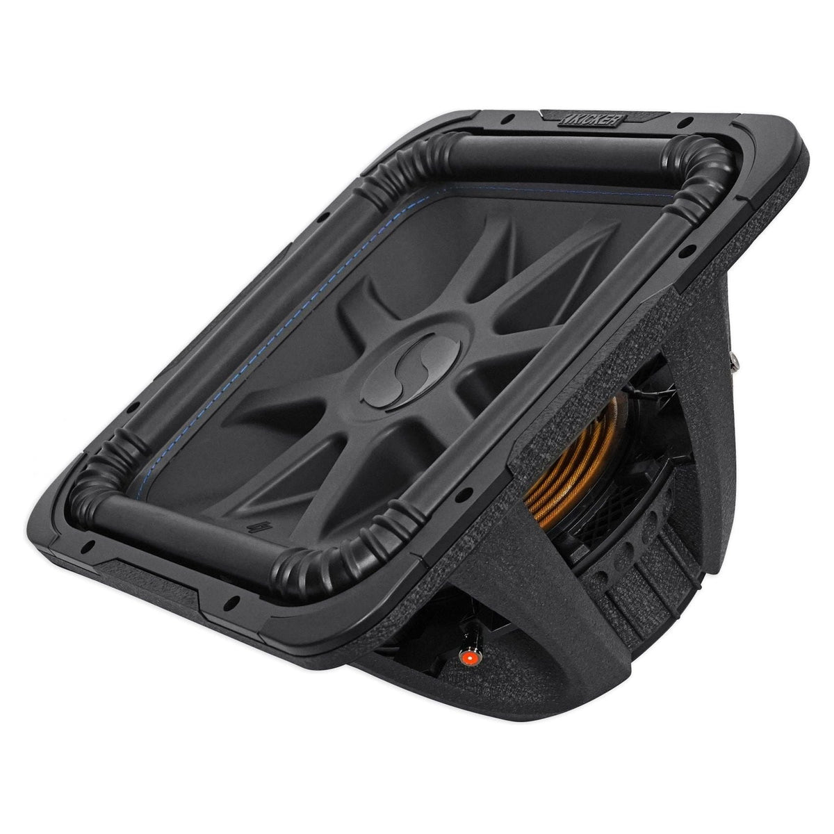 (2) Kicker 44L7S152 15" 4000W Solobaric L7S Subwoofers+Mono Amplifier+Amp Kit