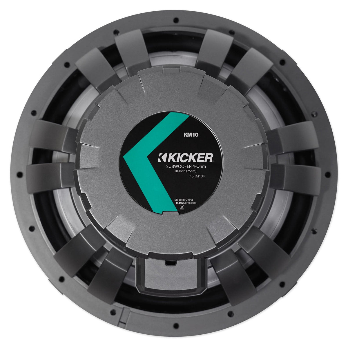 (2) 45KM104 10" 350W Marine Subwoofers + Mono Amplifier + Wire Kit