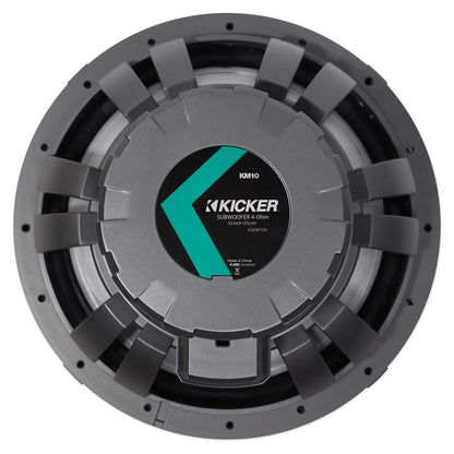 (2) 45KM104 10" 350W Marine Subwoofers + Mono Amplifier + Wire Kit