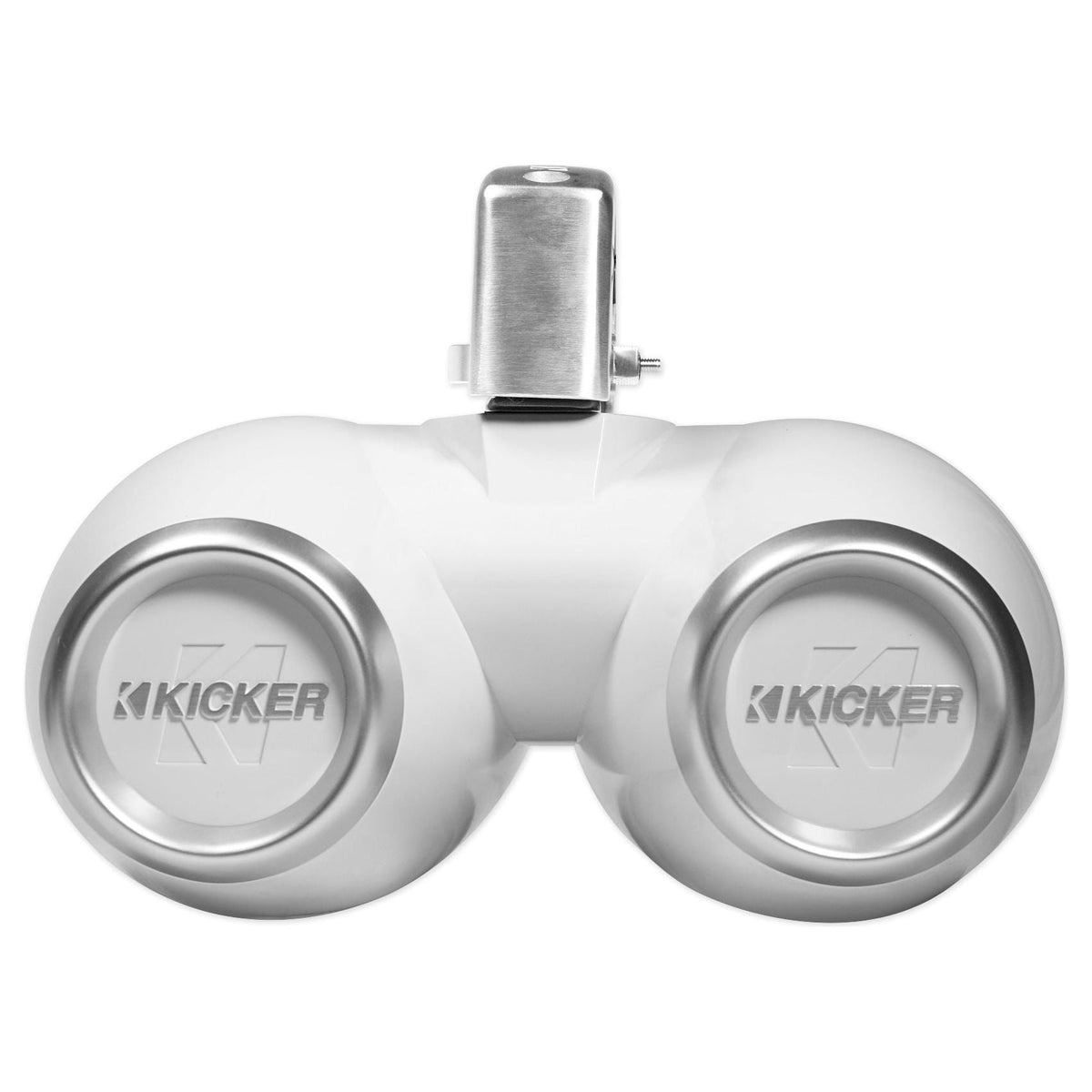 (2) KICKER 45KMTDC65W Dual 6.5" 390w Marine Wakeboard LED Tower Speakers KMTDC65