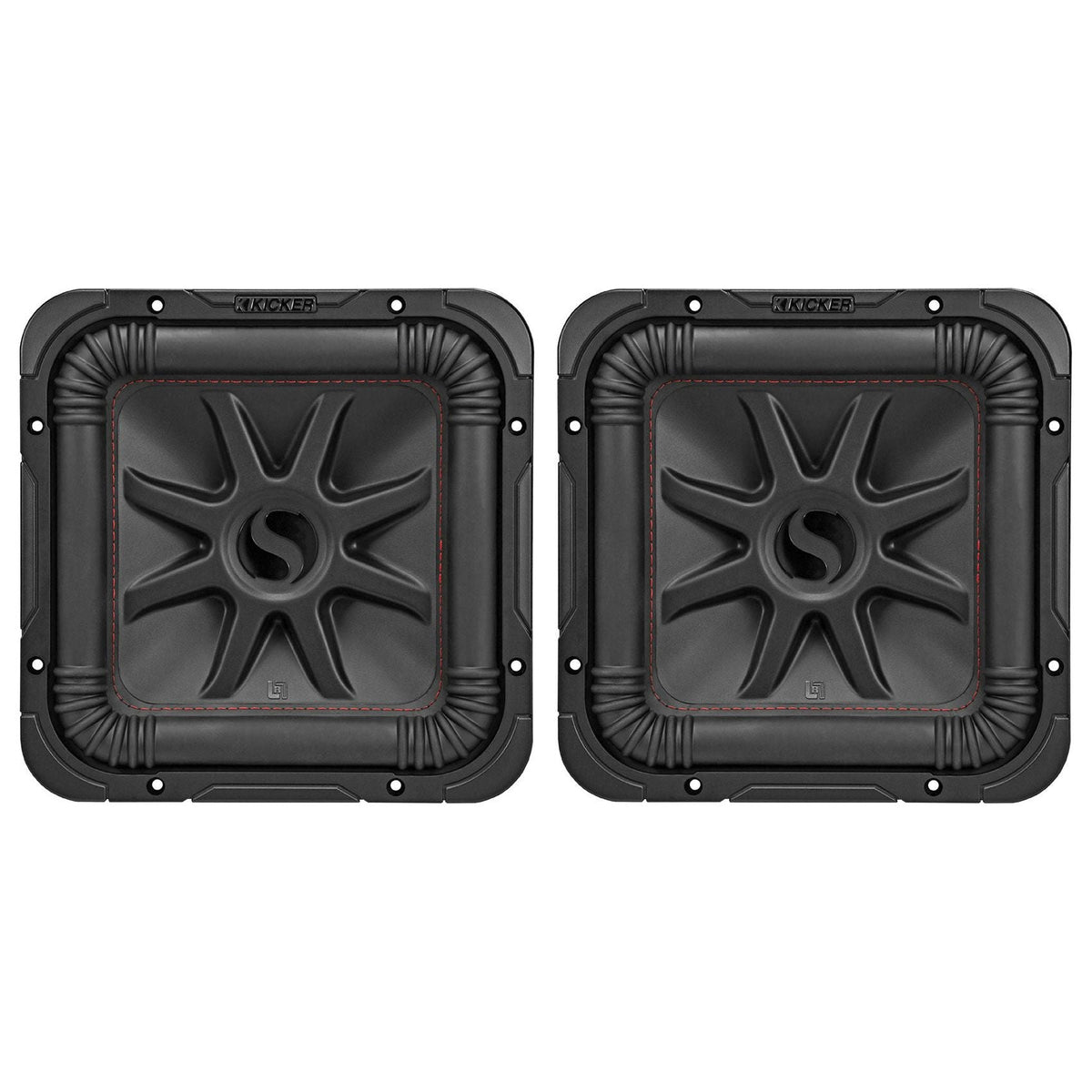 (2) KICKER 45L7R104 10" 2000 Watt L7R Car Subwoofers, Solo-Baric Subs L7R104 DVC