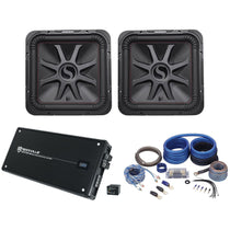 (2) 45L7R154 15" L7R Subwoofers+Mono Amplifier+Amp Kit