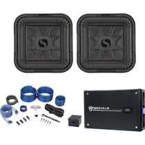 (2) 46L7T104 10" 1000w L7T Subwoofers Solo-Baric Subs+Amplifier+Amp Kit