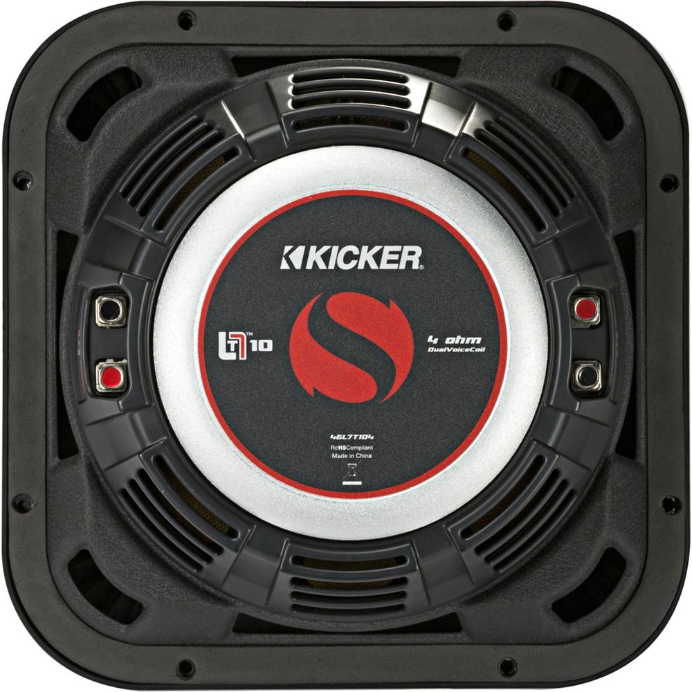 (2) 46L7T104 10" 1000w L7T Subwoofers Solo-Baric Subs+Amplifier+Amp Kit
