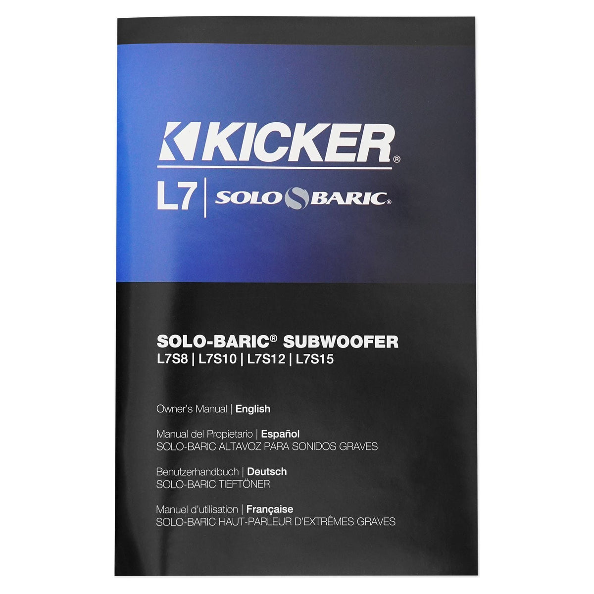 (2) L7S102 10" Solo-Baric L7S Car Subwoofers