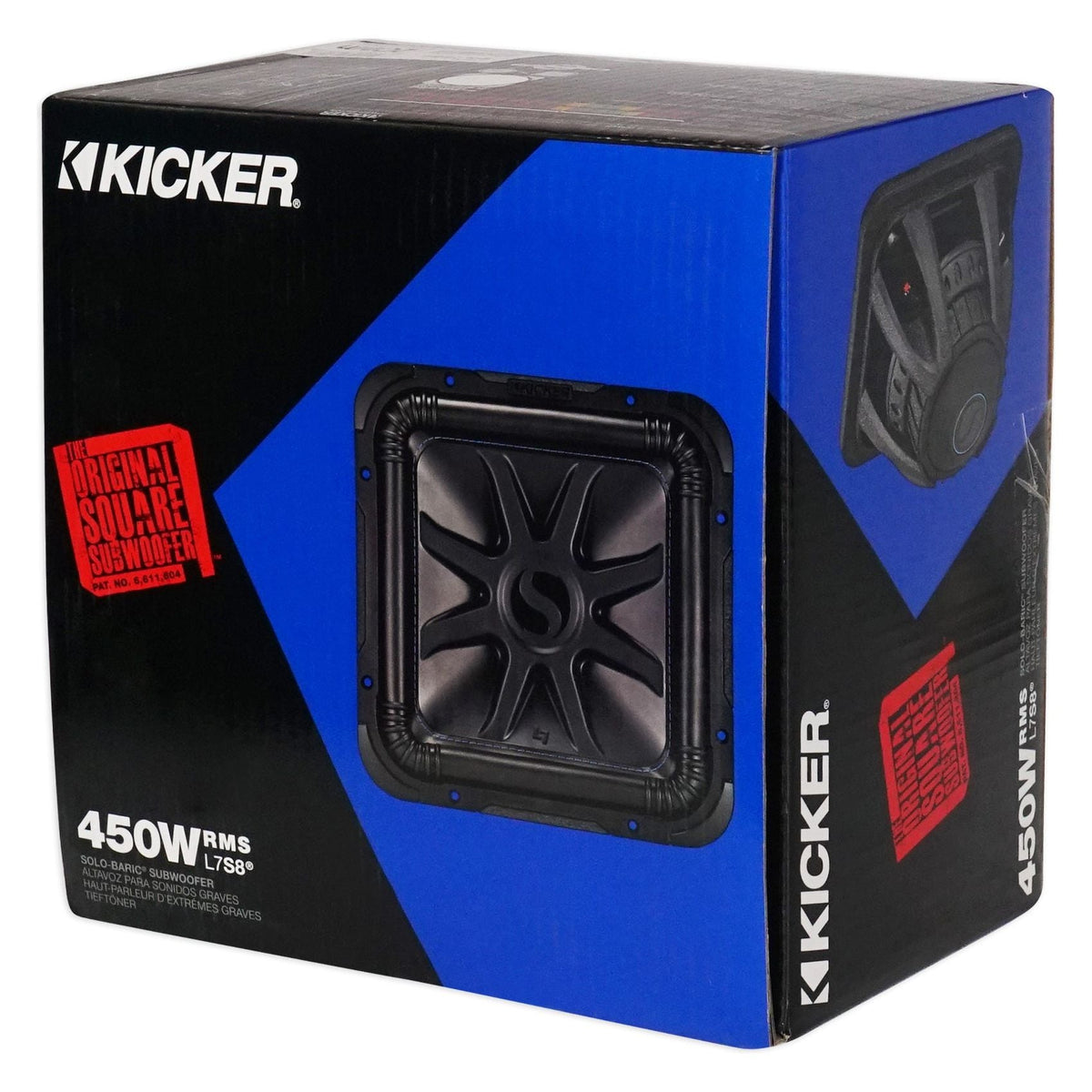 (2) L7S82 8" 1800W Solobaric L7S Car Audio Subwoofers