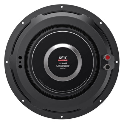 3510-04S 10" Shallow-Mount Subwoofer Pair, SVC 4-Ohm